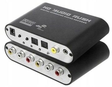 Оптичний декодер TOSLINK SPDIF 5.1 ANALOG AC3 / DTS