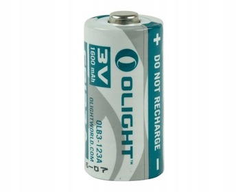 Акумулятор Olight 3V CR123A Li-Fe 1600 mAh + безкоштовно