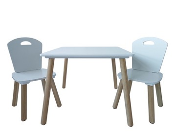 Набор журнальный столик и 2 стульчики детские мебель