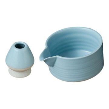 C / matcha whisk Japanese Ceramic Matcha Bowl Blue