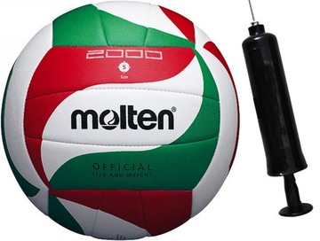 Волейбольний м'яч в приміщенні легкий брендовий MOLTEN R5 V5M2000 + насос