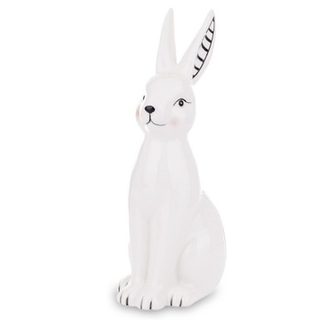Керамическая фигурка большой пасхальный кролик забавный кролик 23 см пасхальное украшение