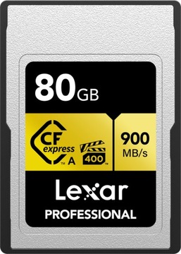 Карта Lexar CFexpress Gold Type A 80GB R900 / W800 VP