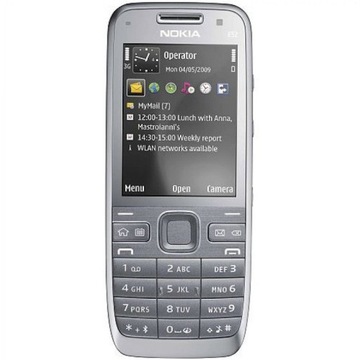 телефон Nokia E52 без замка серебристый