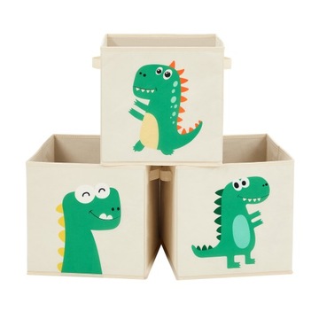 Органайзер для игрушек, коробка для одежды, контейнер для детей, 3 штуки
