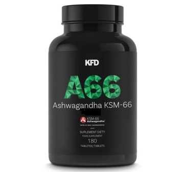 KFD ASHWAGANDHA KSM - 66-КОЛОССАЛЬНЫЕ 180 ПОРЦИЙ