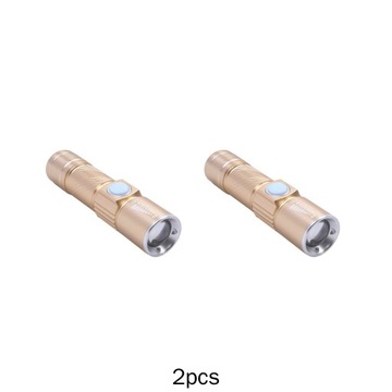 2x міні Q5 Світлодіодний USB акумуляторний ліхтарик з можливістю