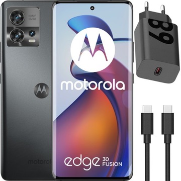 Смартфон Motorola Edge 30 Fusion 8 ГБ / 128 ГБ Чорний 6,55 " pOLED 144 Гц