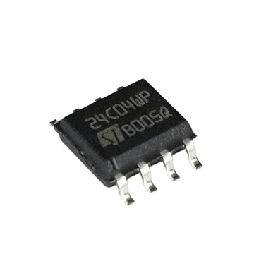 24c04-EEPROM, 4KB, 400khz, I2C, SO8, STM