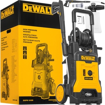 DEWALT МИЙКА ВИСОКОГО ТИСКУ ЛАТУННИЙ НАСОС 2100 ВТ БАР 150 НАБІР СПІНЮВАЧ XXL