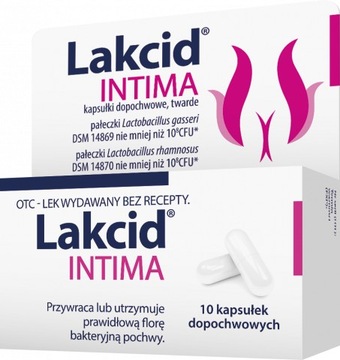 Lakcid Intima интимные инфекции 10 капсул