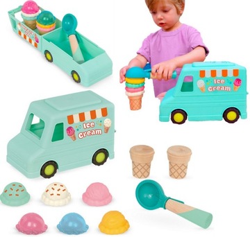 B. Toys мороженое на колесах с магнитной ложкой