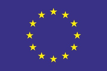 Наклейка флаг ЕС ЕС 10 x 15 см