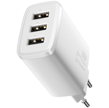 Зарядное устройство Baseus Compact 3xusb 17W 3.4 A