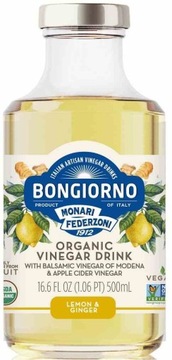 Напиток со вкусом лимона имбирь био 500 мл BONGIORNO