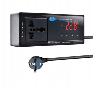Цифровой термостат контроллер температуры терморегулятор аквариум террариум