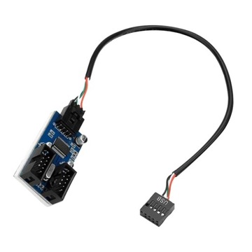 HC427 9 Pin USB2.0 концентратор адаптер один-два сплиттер платы