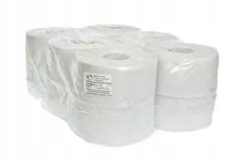 Туалетная бумага белый Джамбо целлюлоза 2W 12pcs