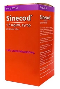 Sinecod сироп от кашля 1,5 мг/мл 200 мл