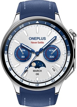 Умные часы OnePlus Watch 2 GPS 47mm Amoled NFC Wi - Fi Bluetooth Nordic Blue