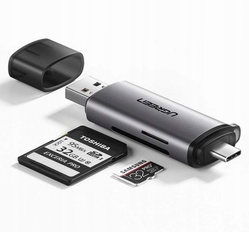 Ugreen кард-ридер USB-C SD microSD USB адаптер