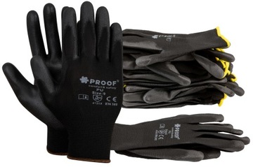 Рабочие перчатки полиуретановые перчатки 7-10par
