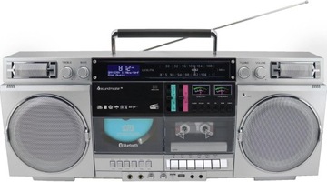 Гетто бластер Бумбокс ретро DAB + FM CD MP3 Bluetooth USB магнитофон 20wrms