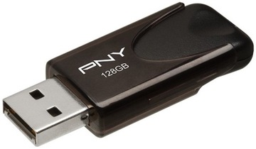 Pen-drive 128GB PNY класичний міцний висувний