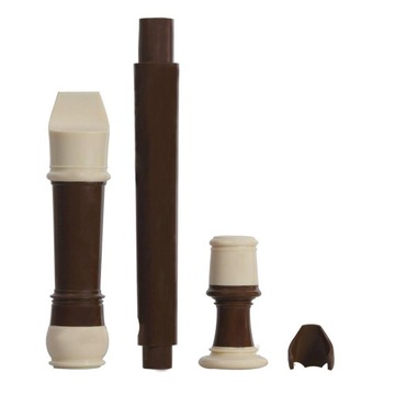JE-Portable ABS Soprano Recorder 8 Holes C Key Descant Recorders Musical