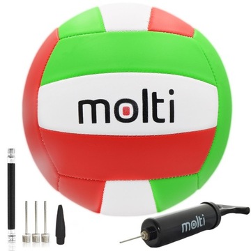 Волейбольний м'яч + насос для пляжного волейболу R. 5 molti