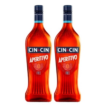 CIN CIN APERITIVO SPRITZ BITTER ORANGE безалкогольный напиток коктейль 2бутылки