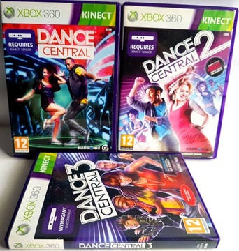 DANCE CENTRAL + DANCE CENTRAL 2 + DANCE CENTRAL 3-НАБОР ТАНЦЕВАЛЬНЫХ ИГР