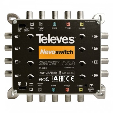 Multiswitch TELEVES 5/8 Nevoswitch Quattro 714503