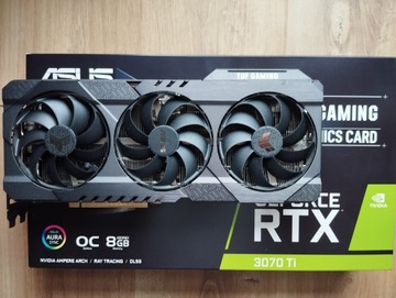 Asus RTX 3070 ti TUF Gaming OC LHR 8GB з гарантією до 24.04.2025