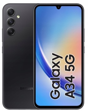 Смартфон Samsung Galaxy A34 8GB / 256GB чорний