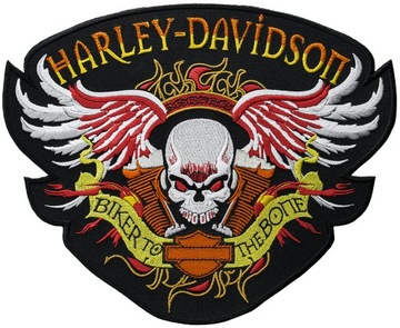 Значок на задню панель HARLEY-DAVIDSON 26x21 см вишивка