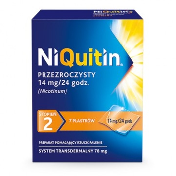 Никитин 14 мг / 24 ч, 7 прозрачных пластырей