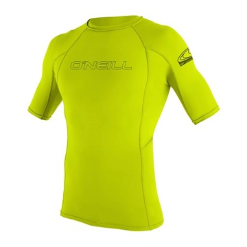 Чоловіча футболка для плавання O'neill Basic Skins Rash Guard Lime XL