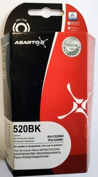 Чернила Asarto AS-C520BK для Canon черный (черный)