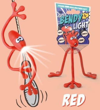 Супер бенди книжная лампа-красный
