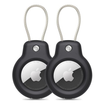 ЧЕХОЛ TECH-PROTECT ROUGH VEIN ЧЕРНЫЙ ДЛЯ APPLE AIRTAG 2 PACK С МАТЕРИАЛОМ