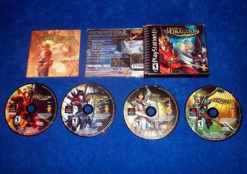 Легенда про DRAGOON PSX PS1 RPG як FINAL FANTASY NTSC США & диво !