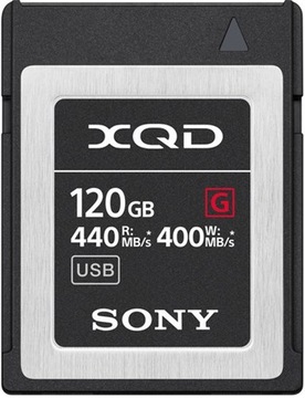 Карта пам'яті Sony XQD 120GB 440R / 400W