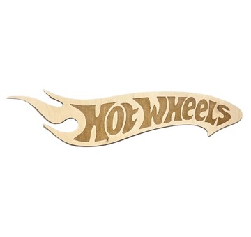 табличка логотип HOT WHEELS гравер ім'я дитини