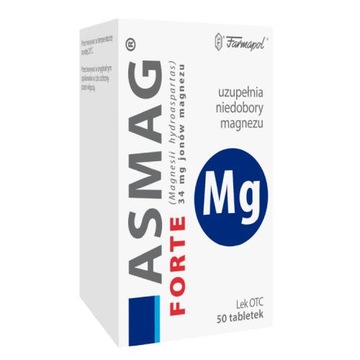 Asmag forte дефицит магния, 50 таблеток