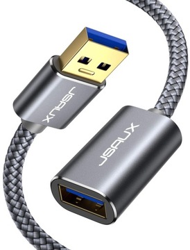 JSAUX КАБЕЛЬ USB 3.0 УДЛИНИТЕЛЬ 3M ПЛЕТЕНЫЙ