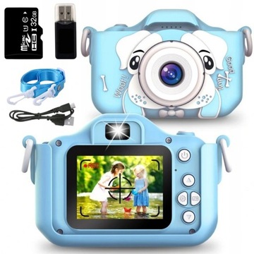 Детская камера игрушка камера 40MPX + карта 32GB