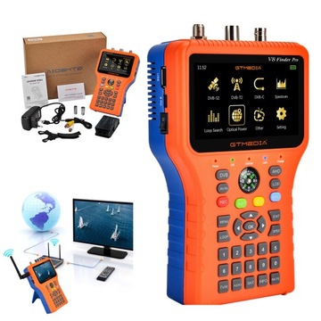 Спутниковый телевизор V8 FINDER PRO LCD 4000 мАч