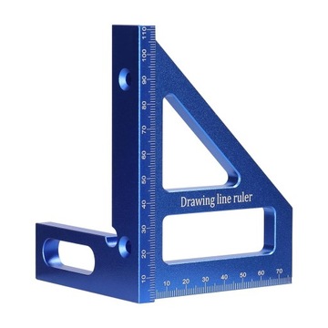 Алюминиевый Сплав Multi Угол Измеряя Правитель Woodworking Square Protractor