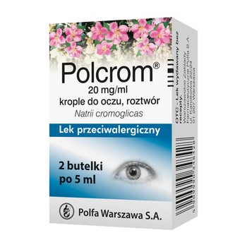 Polcrom 20 мг/мл очні краплі 2 x 5 мл алергія